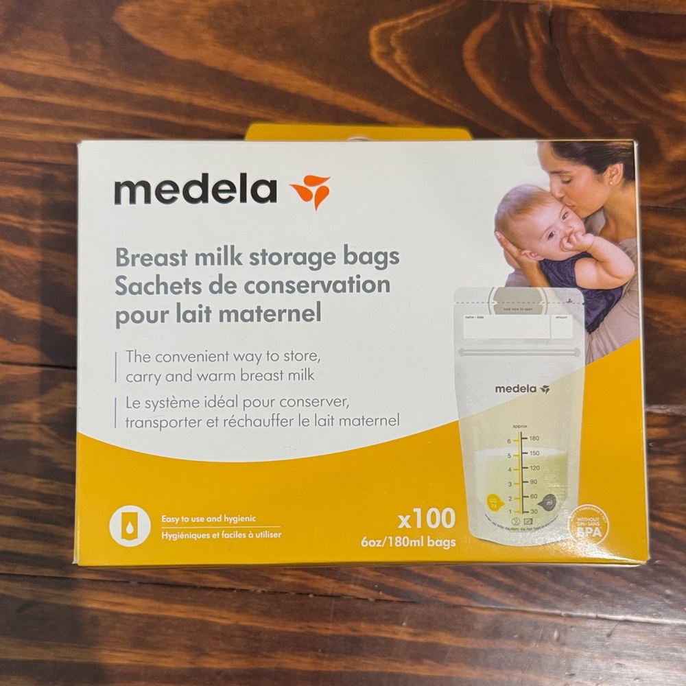 Medela Recyclable Breast Milk Storage Bags - 100ct